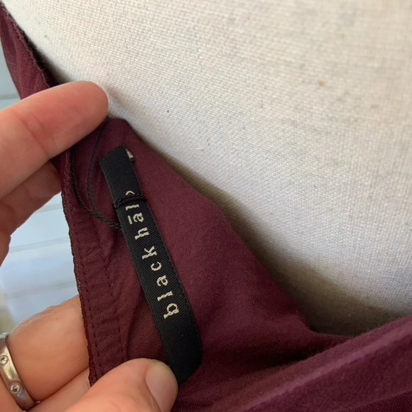 NWT Black Halo Burgundy Dress - Picture 7 of 7